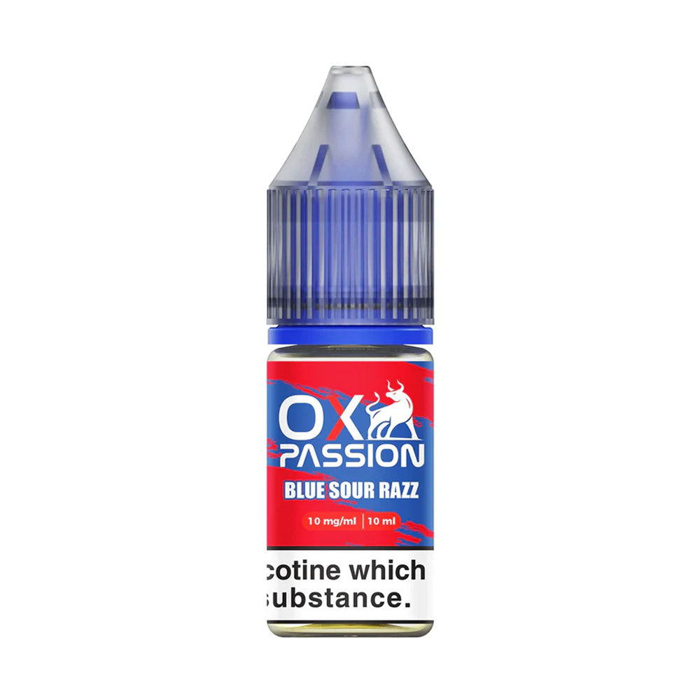 Blue Sour Razz OX Passion 10ml Nic Salt E Liquid