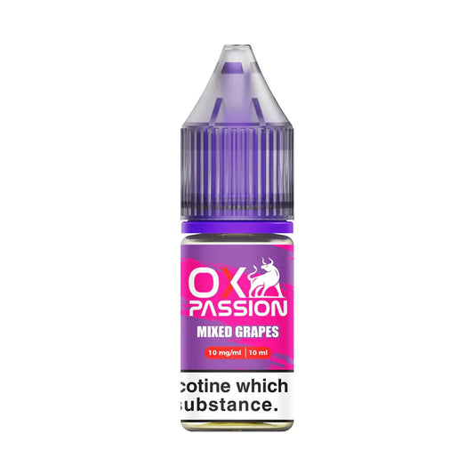 Mixed Grapes OX Passion 10ml Nic Salt E Liquid