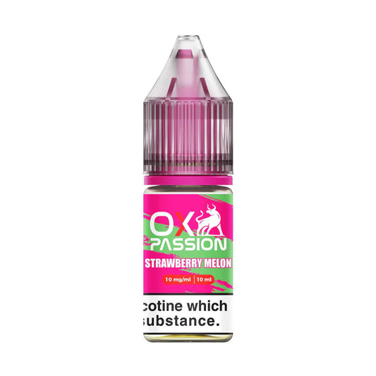 Strawberry Melon OX Passion 10ml Nic Salt E Liquid