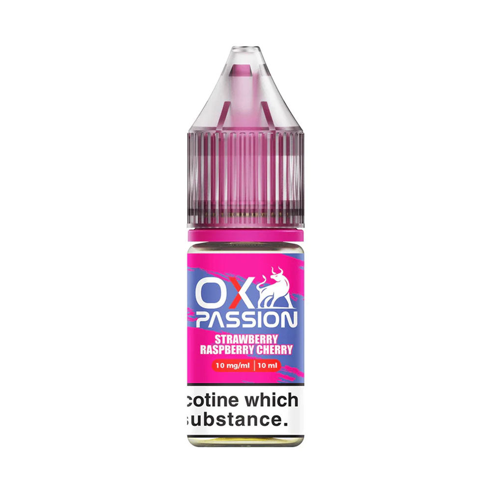 Strawberry Raspberry Cherry OX Passion 10ml Nic Salt E Liquid