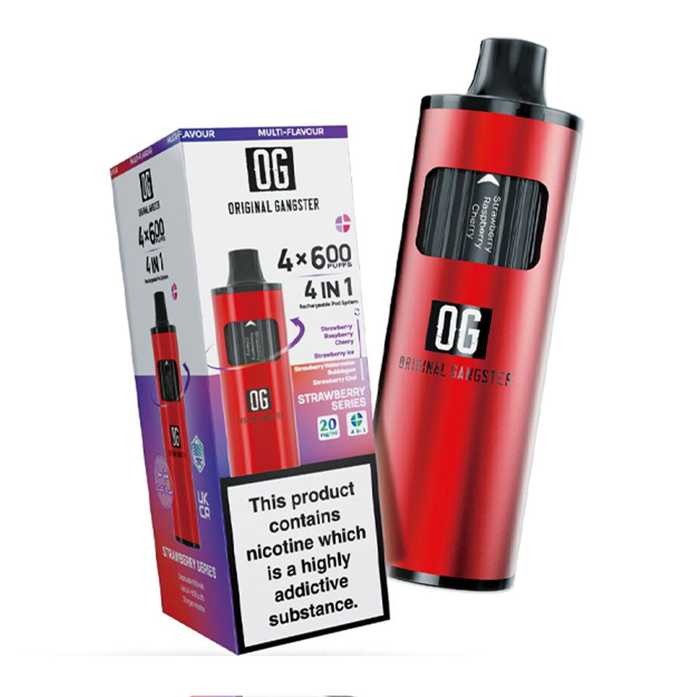 Original Gangster 2400 4-in-1 Disposable Vape | 3 For 12 Original Gangster 2400 4-in-1 Disposable Vape | 3 For 12