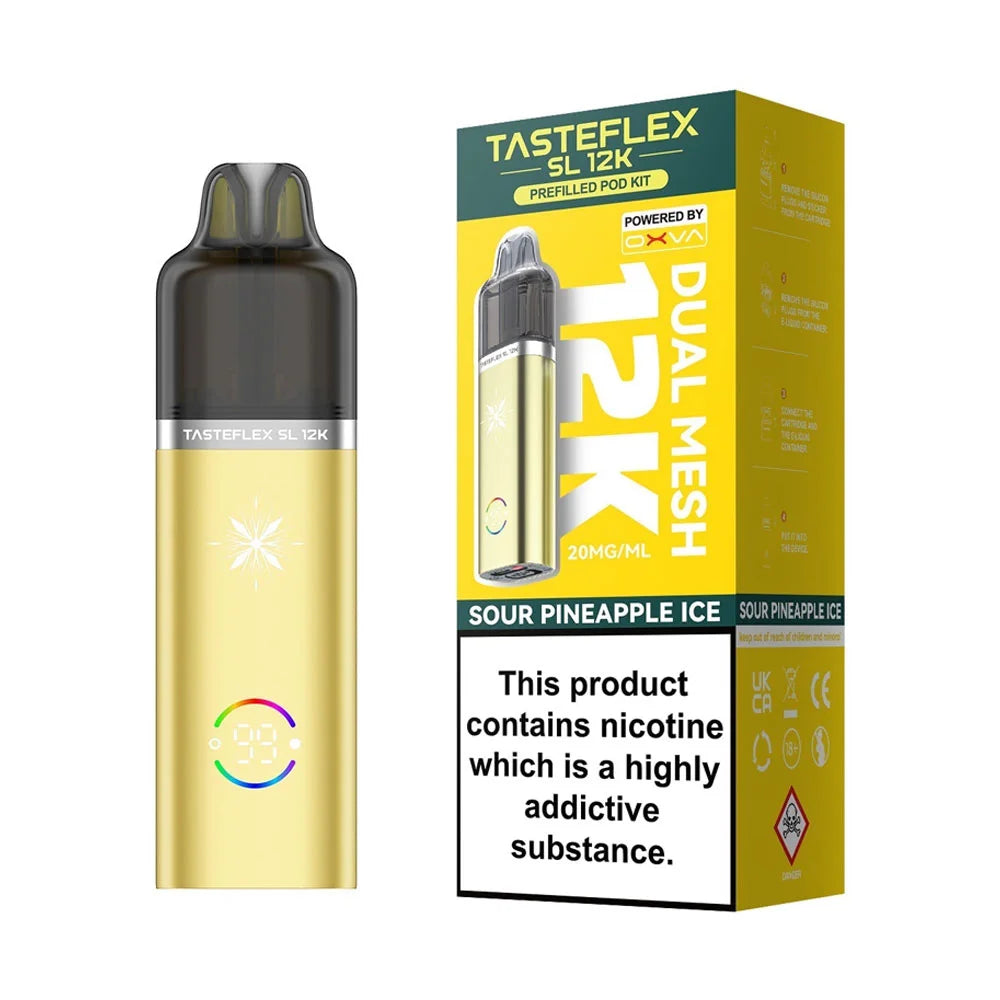 Oxva Tasteflex SL 12K Prefilled Pod Kit - Sour Pineapple Ice