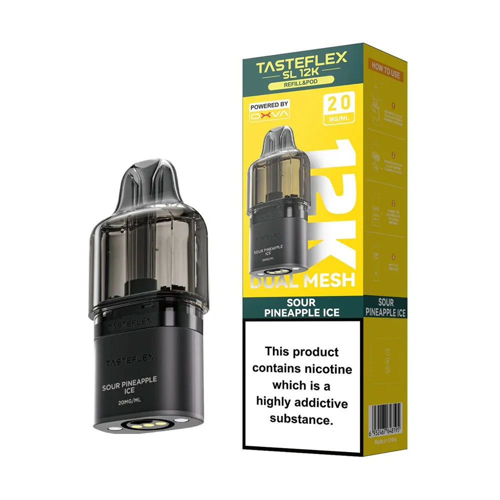 Oxva Tasteflex SL 12K Prefilled Pods - Sour Pineapple Ice