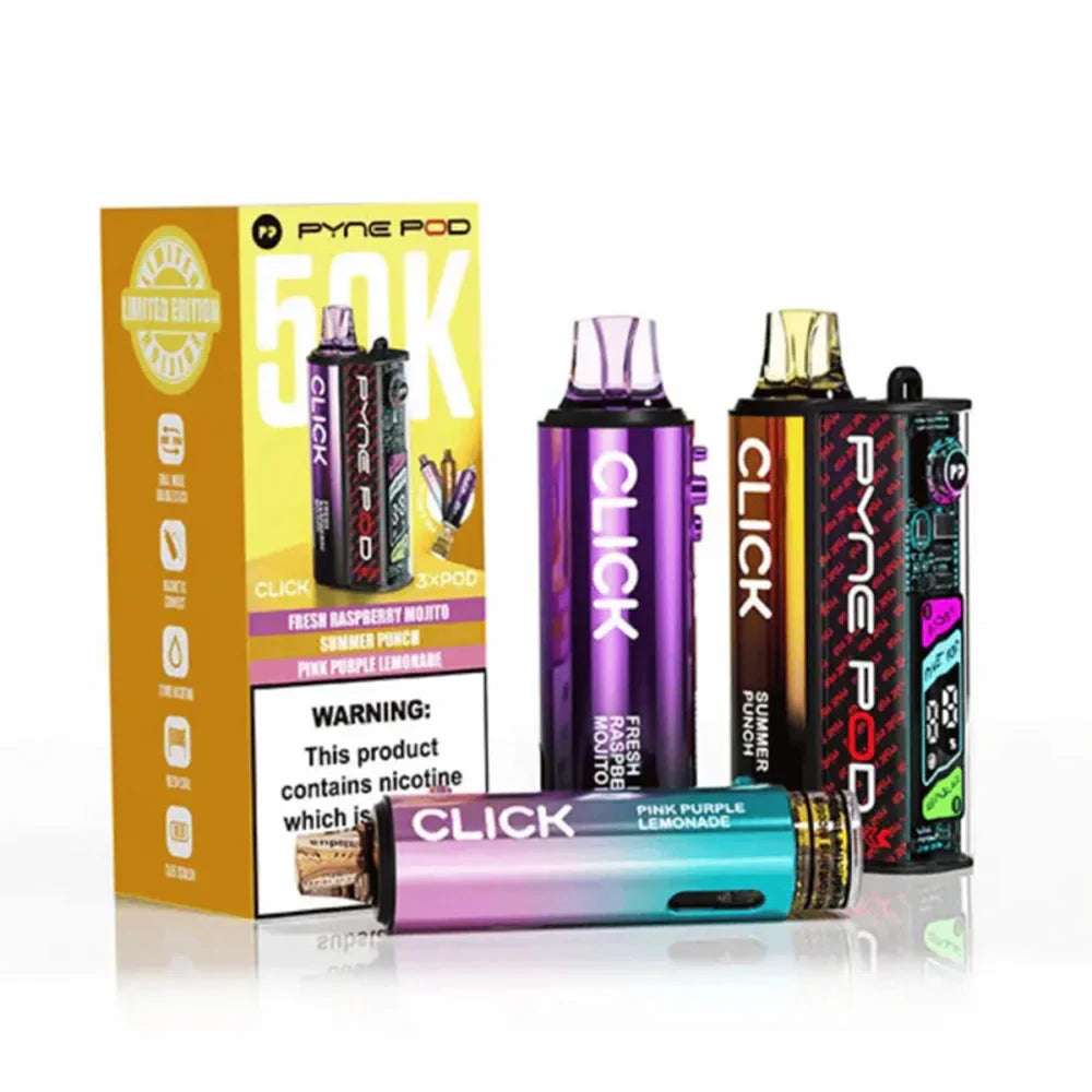 Pyne Pod Click 50K Puffs Prefilled Pod Kit - Drinks Edition