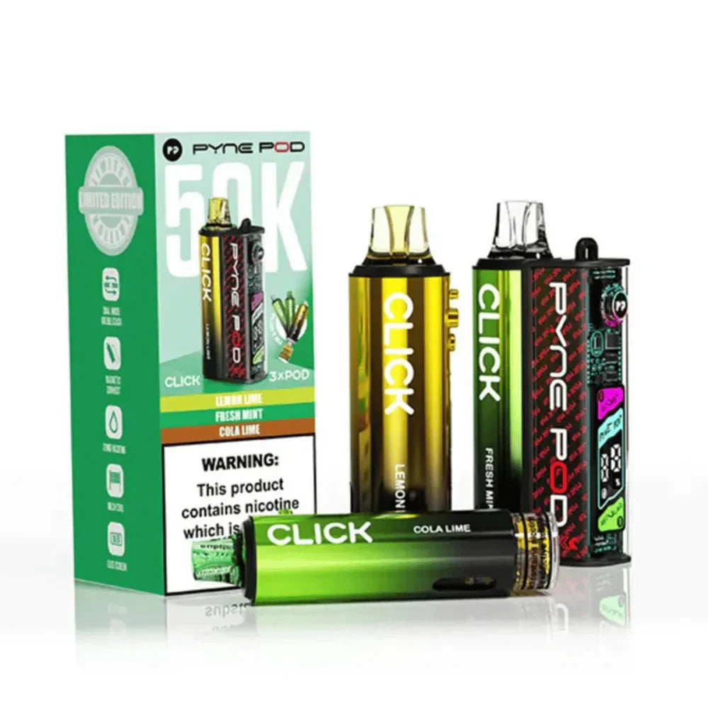 Pyne Pod Click 50K Puffs Prefilled Pod Kit - Green Edition