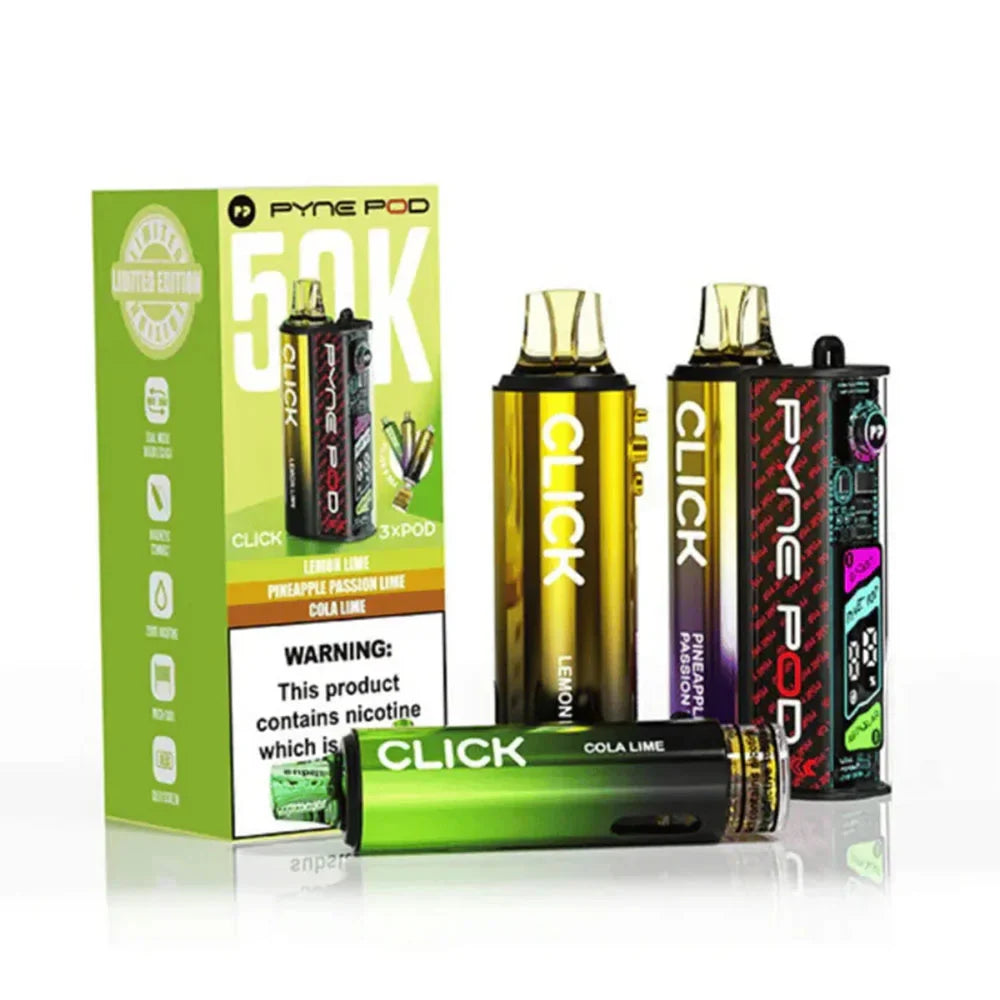 Pyne Pod Click 50K Puffs Prefilled Pod Kit - Lime Edition