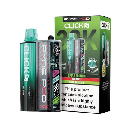 Pyne Pod Click S 30K Prefilled Pod Kit - Apple Edition