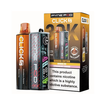 Pyne Pod Click S 30K Prefilled Pod Kit - Banana Edition