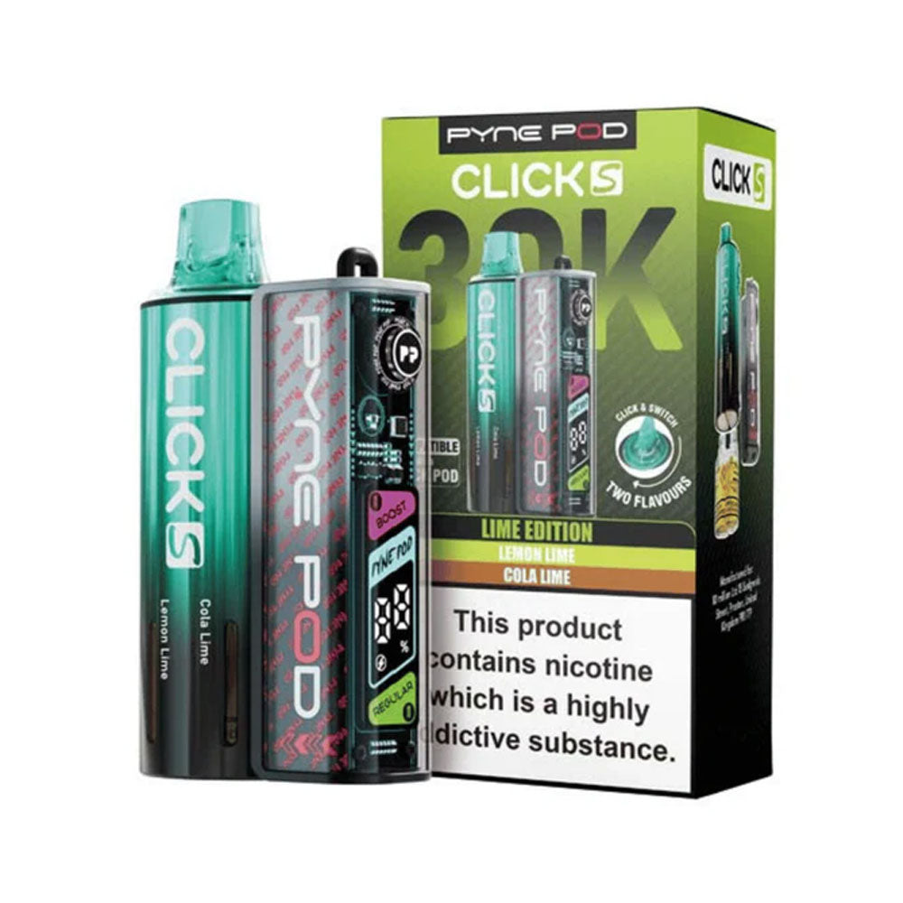 Pyne Pod Click S 30K Prefilled Pod Kit - Lime Edition