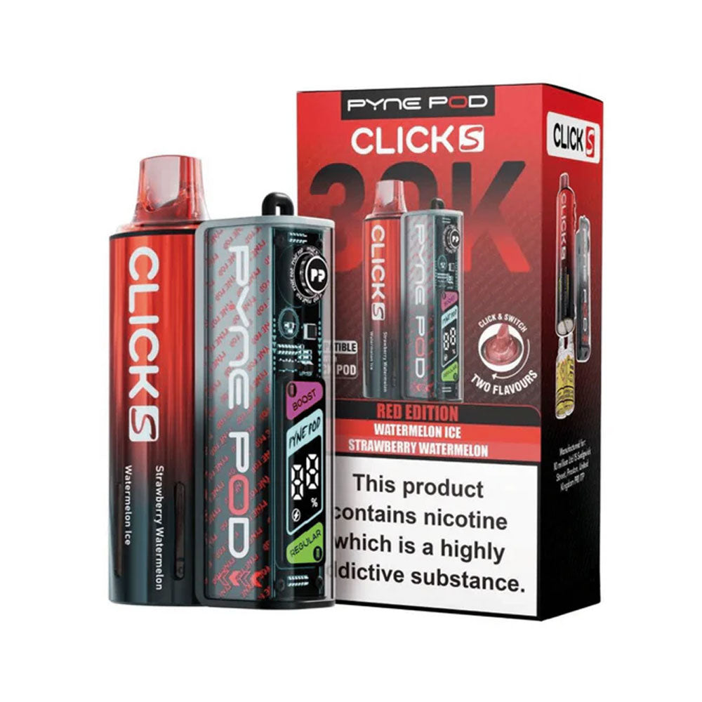 Pyne Pod Click S 30K Prefilled Pod Kit - Red Edition