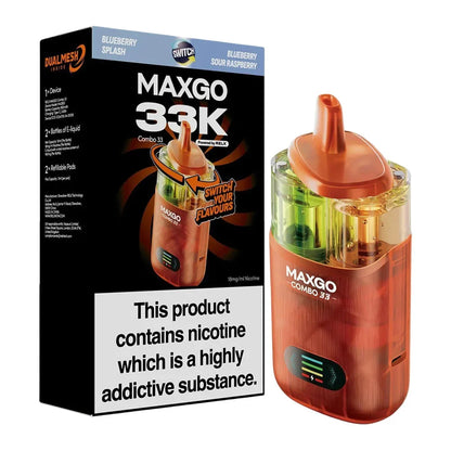 RELX Maxgo 33K Puffs Prefilled Pod Kit