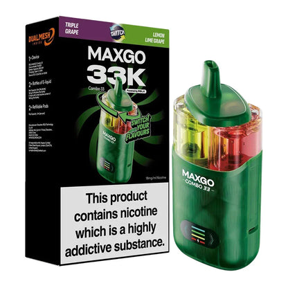 RELX Maxgo 33K Puffs Prefilled Pod Kit