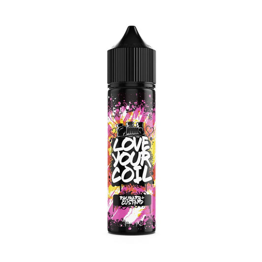 Rhubarb & Custard 50ml Shortfill E-Liquid by Love Your Coil