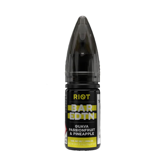 Guava Passionfruit Pineapple Riot Squad BAR EDTN 10ml Nic Salt E Liquid