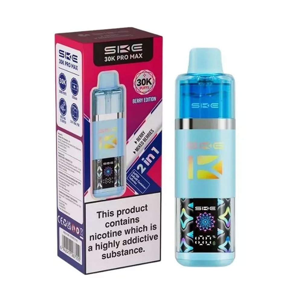 SKE 30K Pro Max 2 in 1 Prefilled Pod Kit - Berry Edition