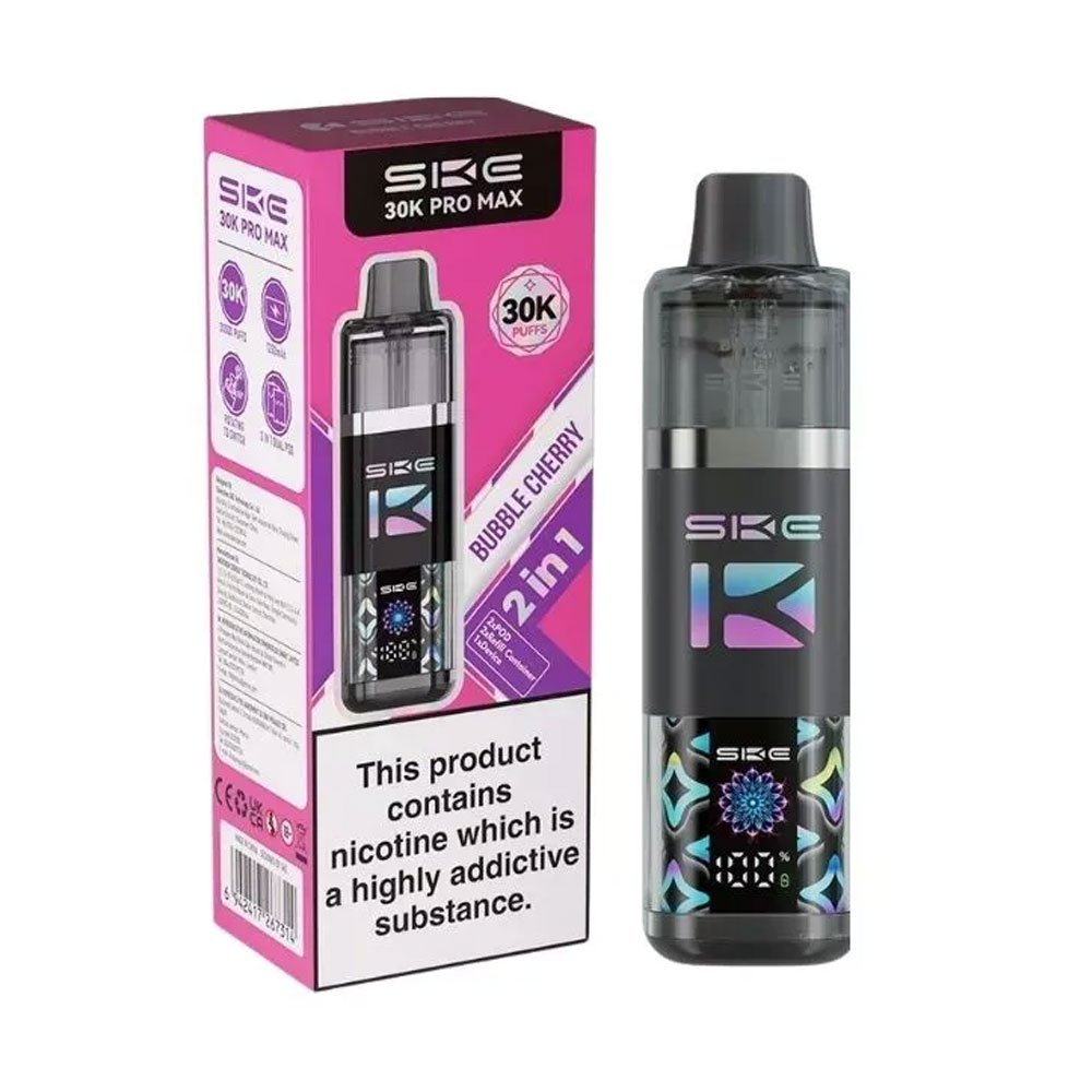 SKE 30K Pro Max 2 in 1 Prefilled Pod Kit - Bubble Cherry