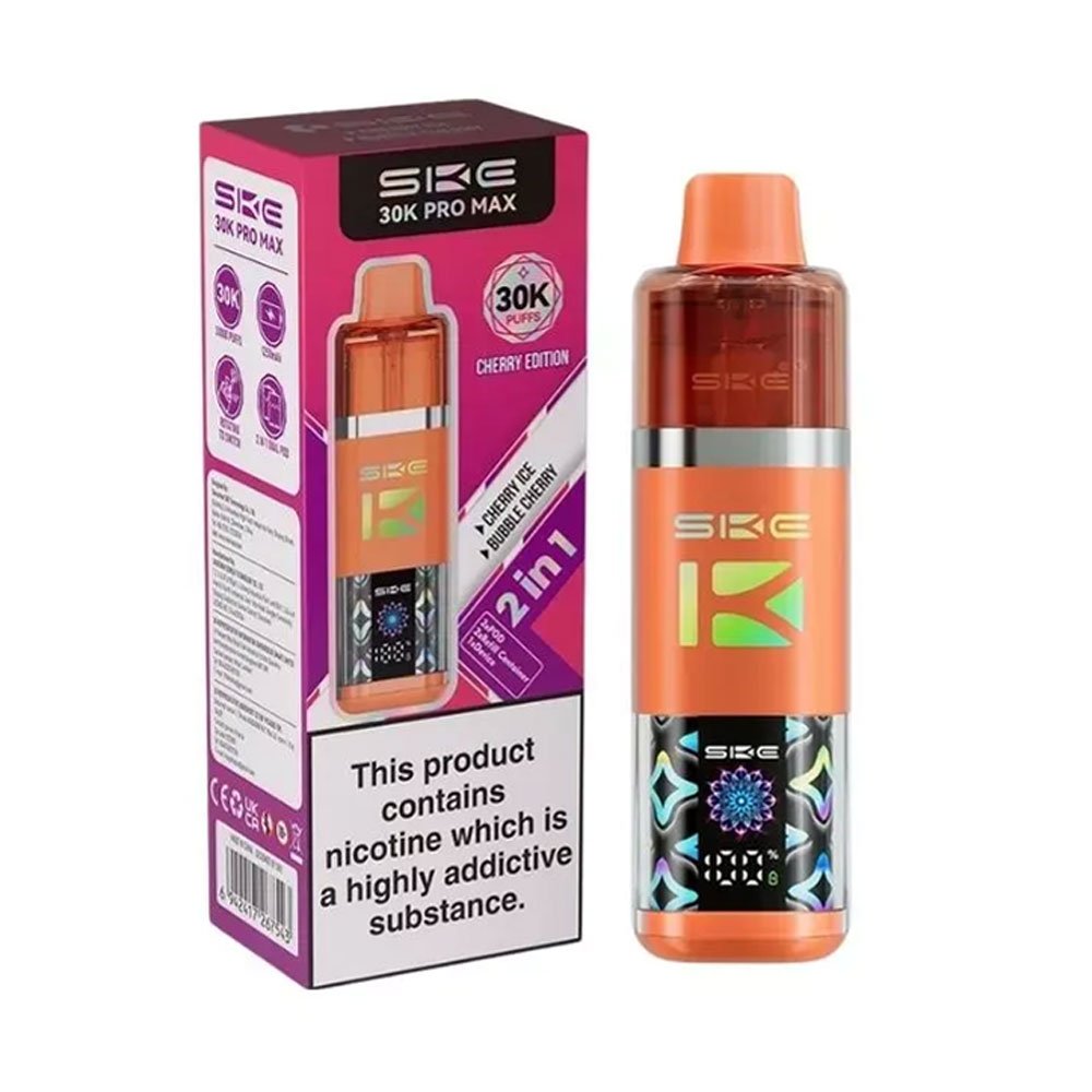 SKE 30K Pro Max 2 in 1 Prefilled Pod Kit - Cherry Edition