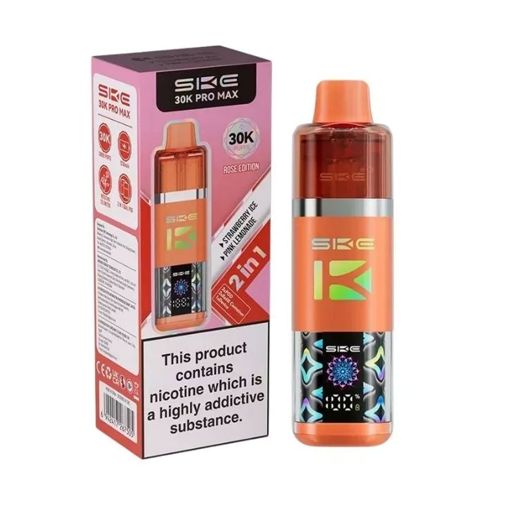 SKE 30K Pro Max 2 in 1 Prefilled Pod Kit - Rose Edition
