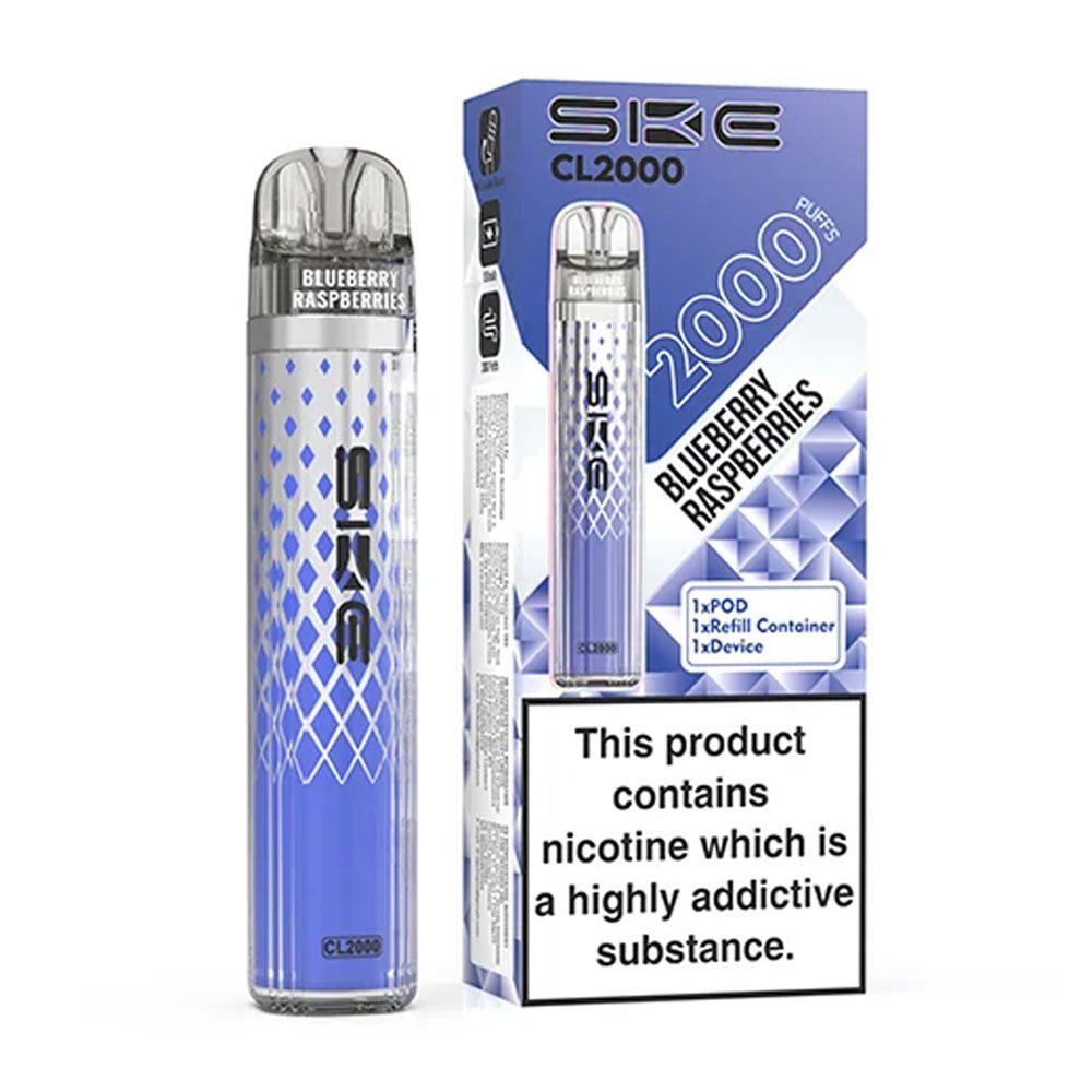 SKE CL2000 Prefilled Pod Kit - Blueberry Raspberries