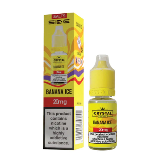 SKE Crystal Original Banana Ice 10ml Nic Salt E Liquid