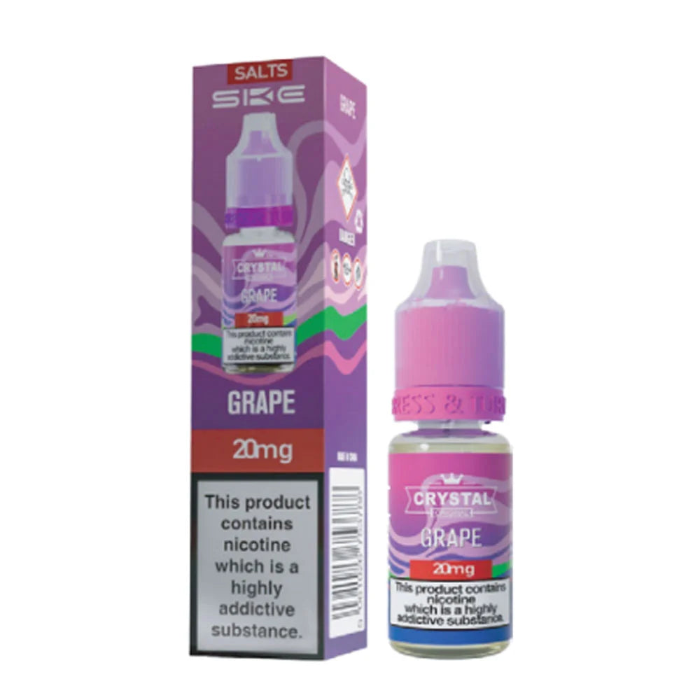 SKE Crystal Original Grape 10ml Nic Salt E Liquid