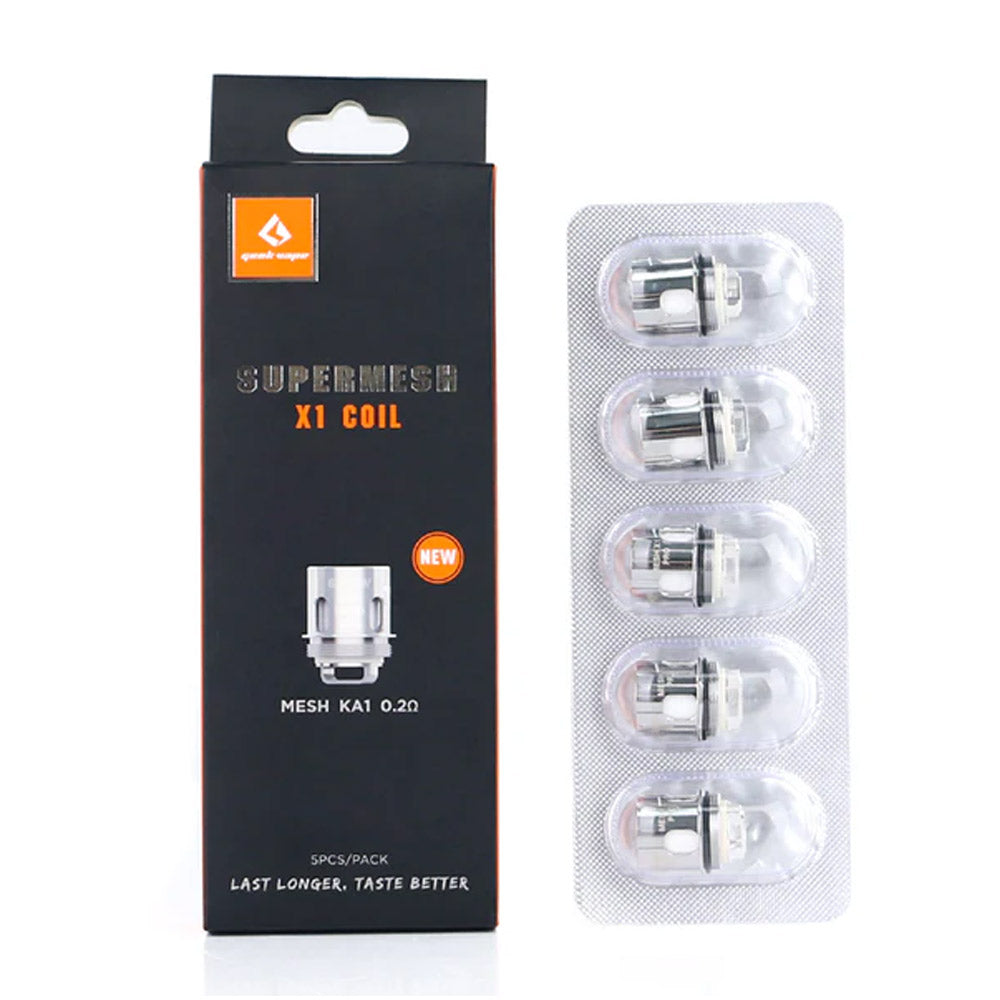 Geekvape SuperMesh X1 and X2 Coils (Pack of 5)