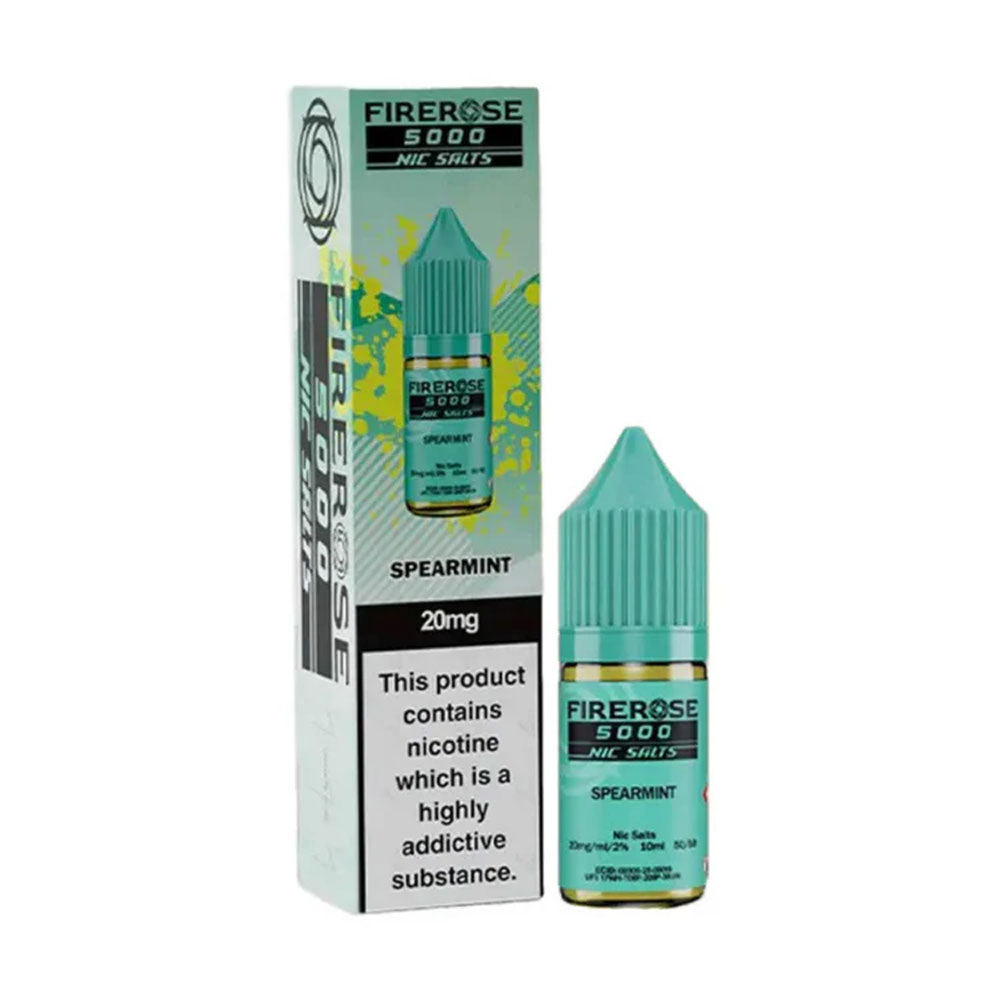 Spearmint Firerose 5000 10ml Nic Salt E Liquid