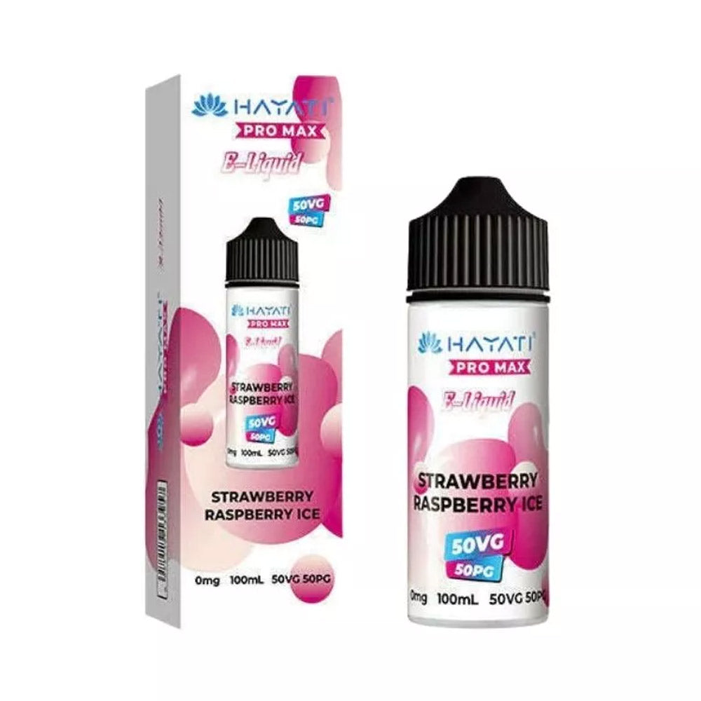 Strawberry Raspberry Ice Hayati Pro Max 50/50 100ml Shortfill Eliquid
