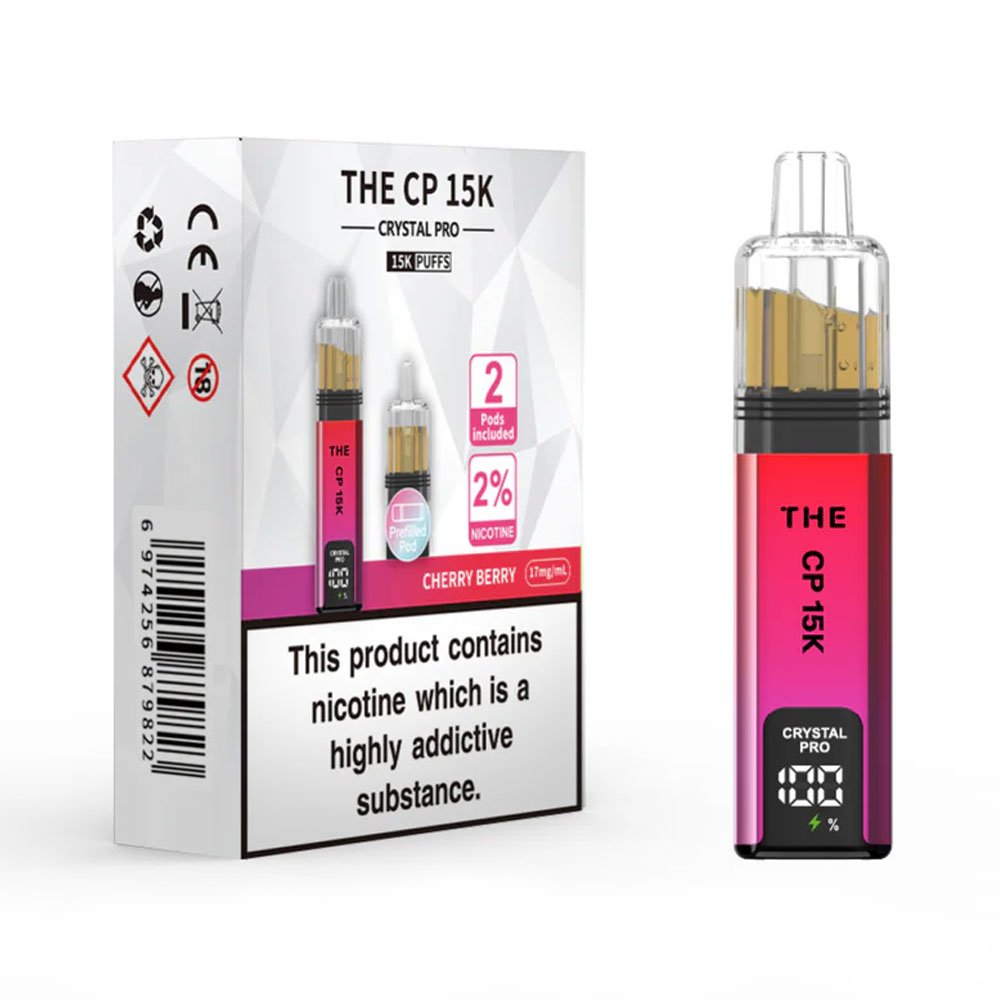 The Crystal Pro CP 15K Prefilled Pod Kit - Cherry Berry