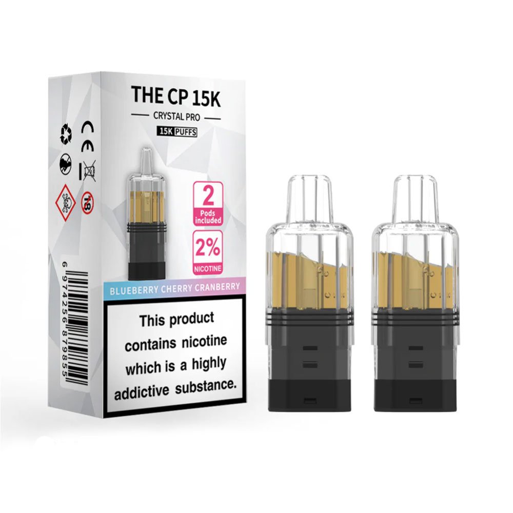 The Crystal Pro CP 15K Prefilled Pods - Blueberry Cherry Cranberry