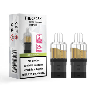The Crystal Pro CP 15K Prefilled Pods - Lemon & Lime