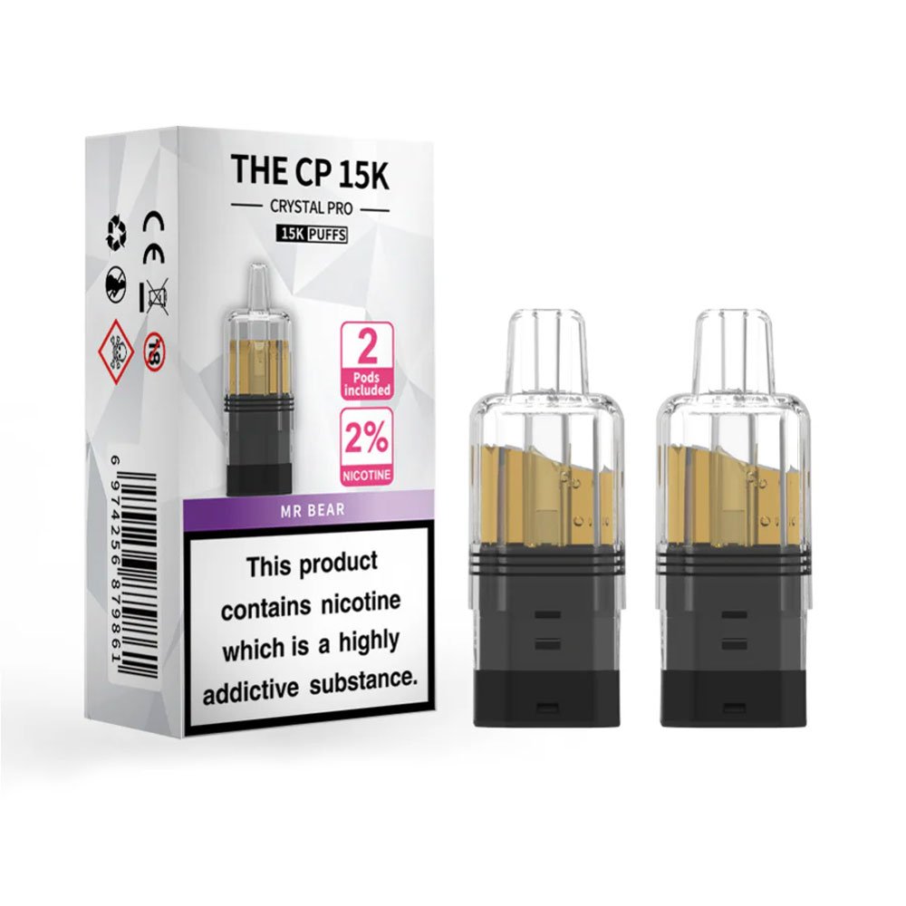 The Crystal Pro CP 15K Prefilled Pods - Mr Bear