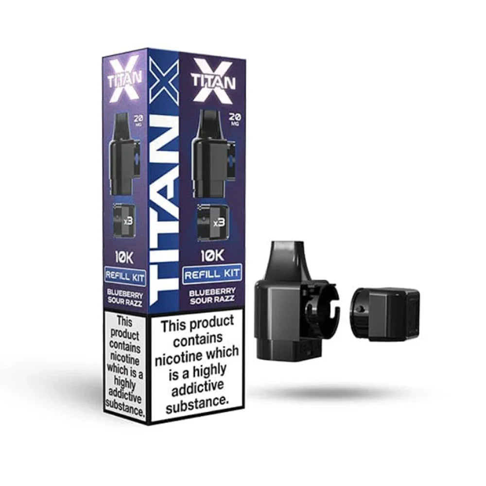 Titan X Prefilled Pods - Blueberry Sour Razz