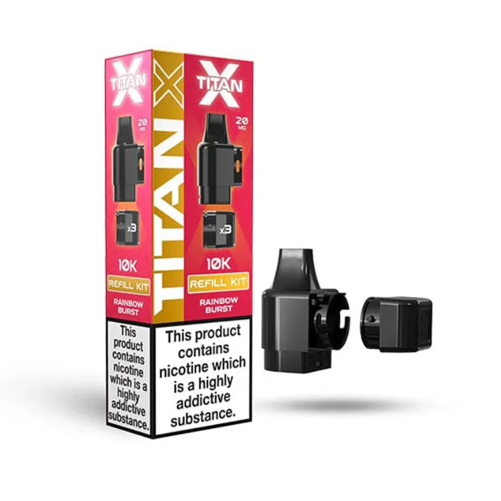 Titan X Prefilled Pods - Rainbow Burst