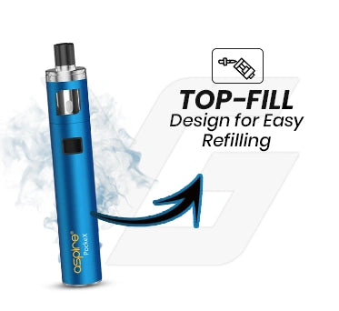 Top-Fill Design for Easy Refilling