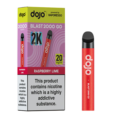 Dojo Blast 2000 GO – Raspberry Lime Flavour