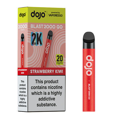 Dojo Blast 2000 GO – Strawberry Kiwi flavor