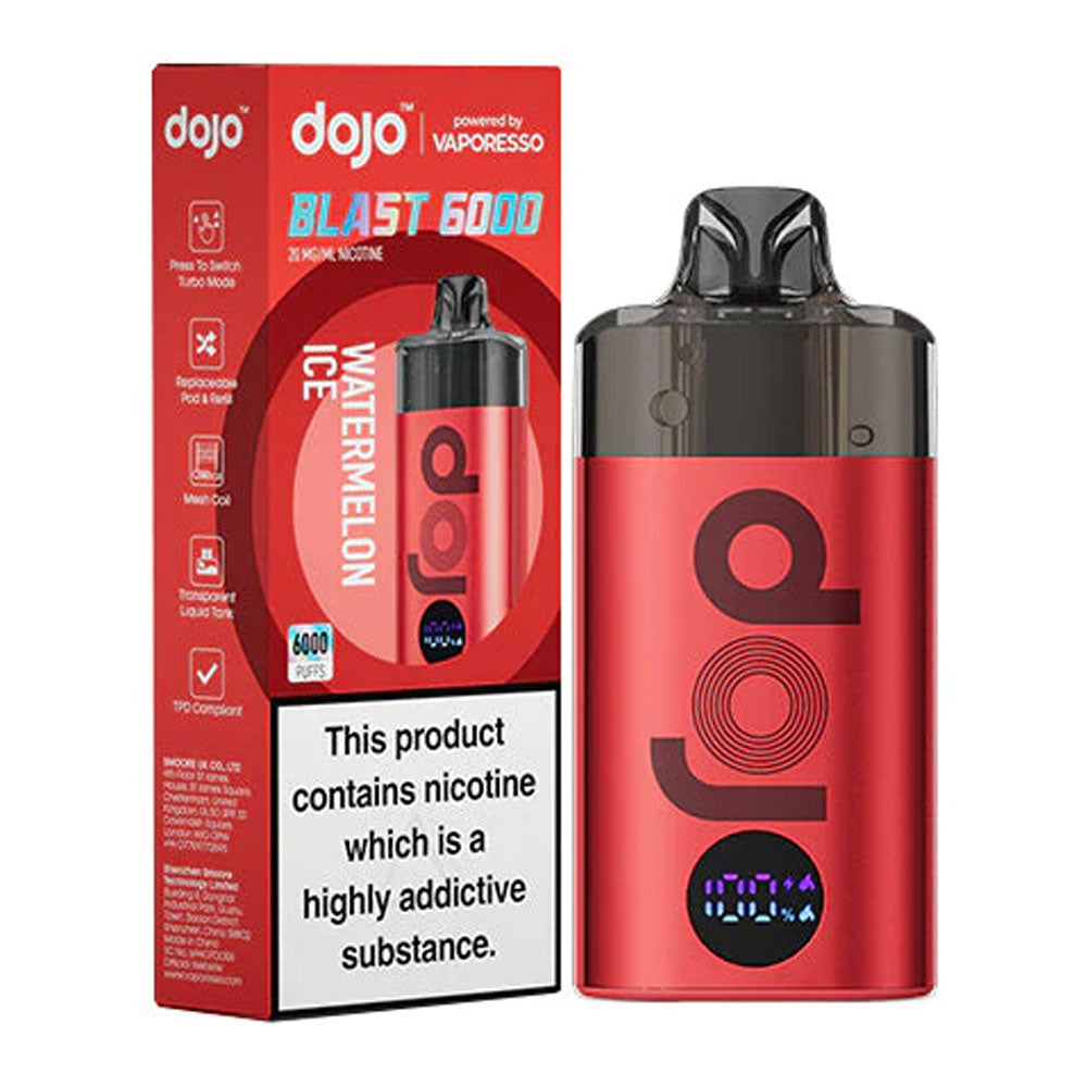 Vaporesso Dojo Blast 6000 Prefilled Kit - Watermelon Ice