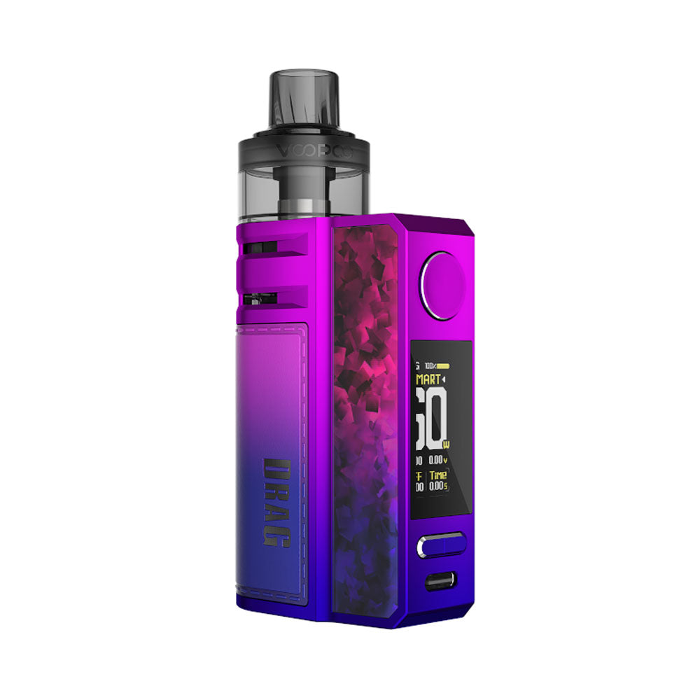 voopoo drag e60 leaking Vape Kit with PnP Coil Cartouches vide MTL LUXE Blue Fusion FLAVORS:RASBERRY WATERMELON