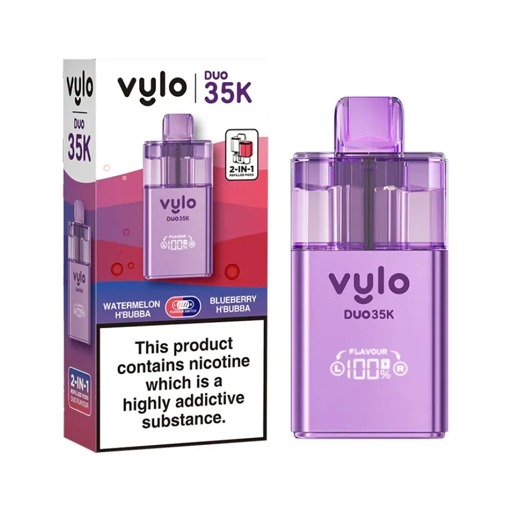 VYLO Duo 35K 2-in-1 Pod Vape Kit - Watermelon H Bubba / Blueberry H Bubba