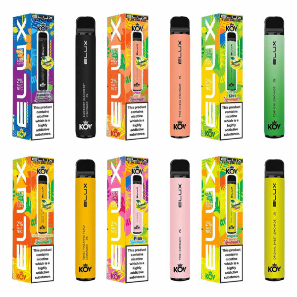 Elux Bar 600 Puffs Lemonade Series Disposable Vape Device - Vapegala