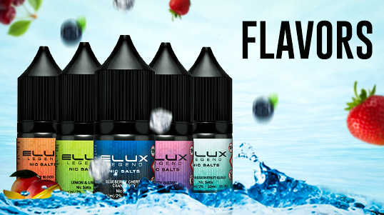 ELUX Legends Nic Salts E-Liquids Flavours Image