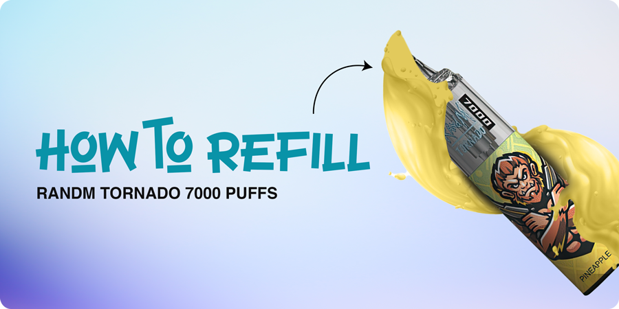 How To Refill Randm Tornado 7000 Puffs