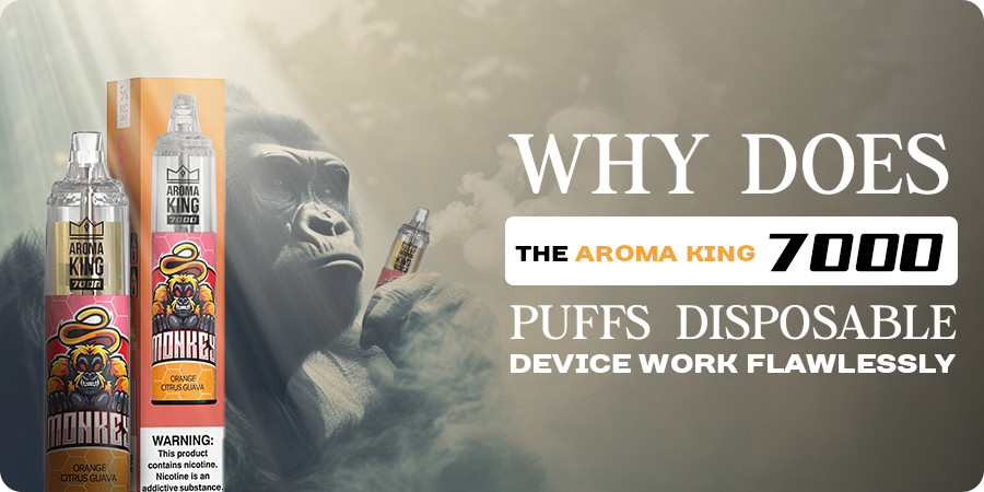 Why Does The Aroma King 7000 Puffs Disposable Device Flawlessly Work  