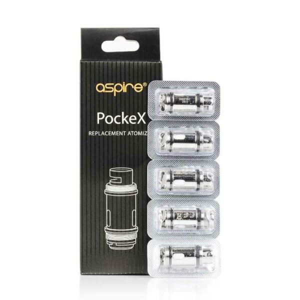 Aspire Pockex Replacement Coils (Pack of 5)