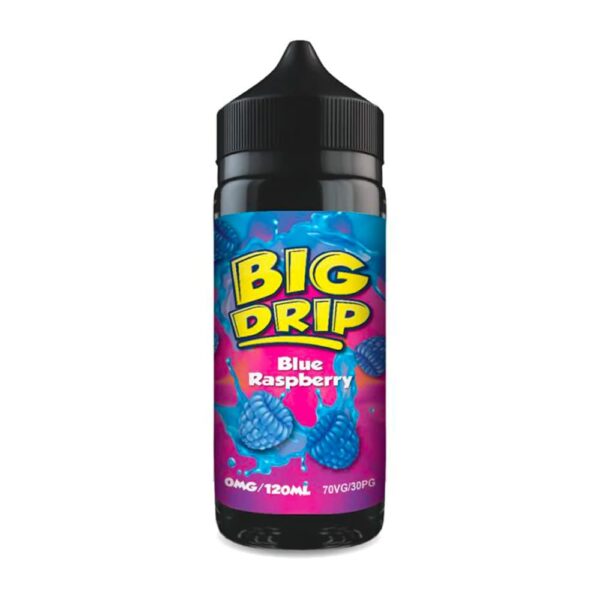 Doozy Vape Big Drip Blue Raspberry 120ml Shortfill E Liquid