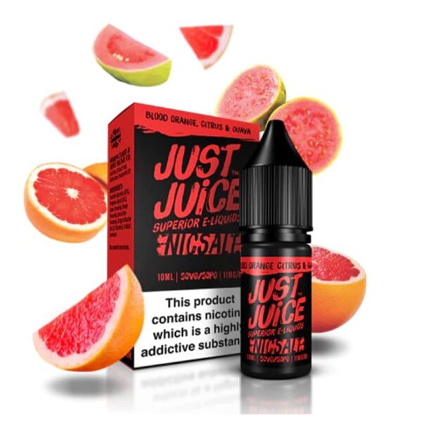 Just Juice Blood Orange Citrus Guava 10ml Nic Salt E Liquid
