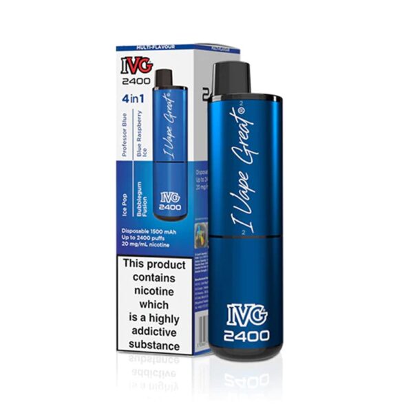 Blue Edition 4-in-1 (Mix) IVG 2400 Puffs Disposable Vape