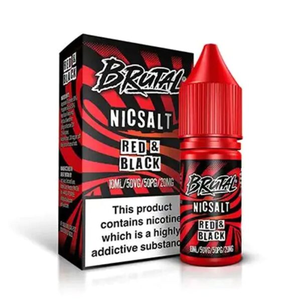 Brutal Red And Black 10ml Nic Salt E Liquid