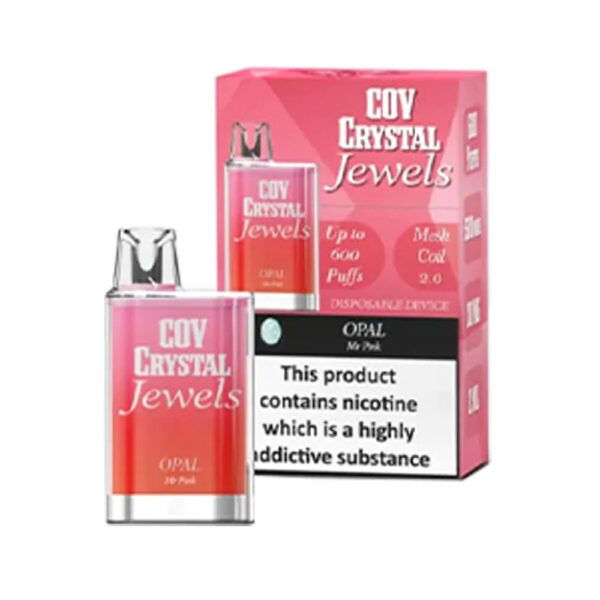 COV Crystal Jewels Mr Pink 600 Puffs Disposable Vape